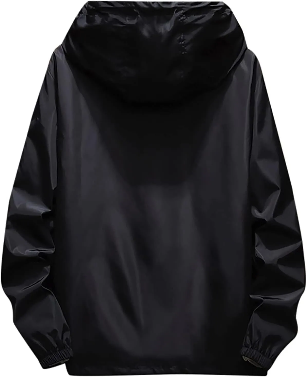 Men's Wind Breaker Jackets Rain Jacket Windbreaker Lightweight Shell Raincoat With Hood For Golf, M-7XL