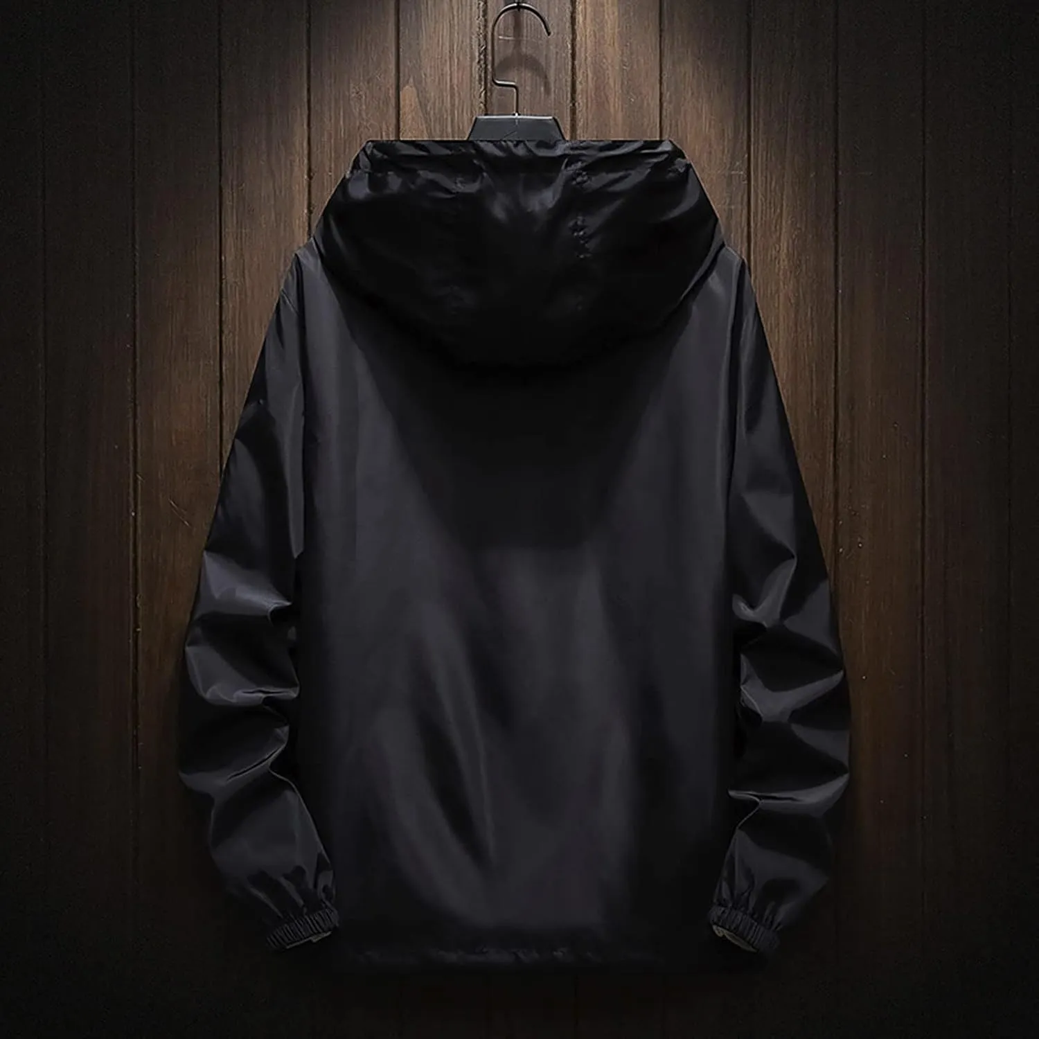 Men's Wind Breaker Jackets Rain Jacket Windbreaker Lightweight Shell Raincoat With Hood For Golf, M-7XL