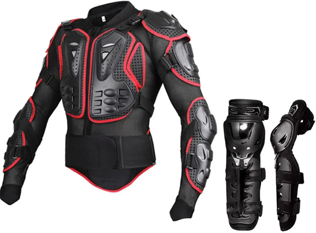 Motorcycle Jacket Men Full Body Armor Breathable Jackets Motocross Racing Riding Protection Armor