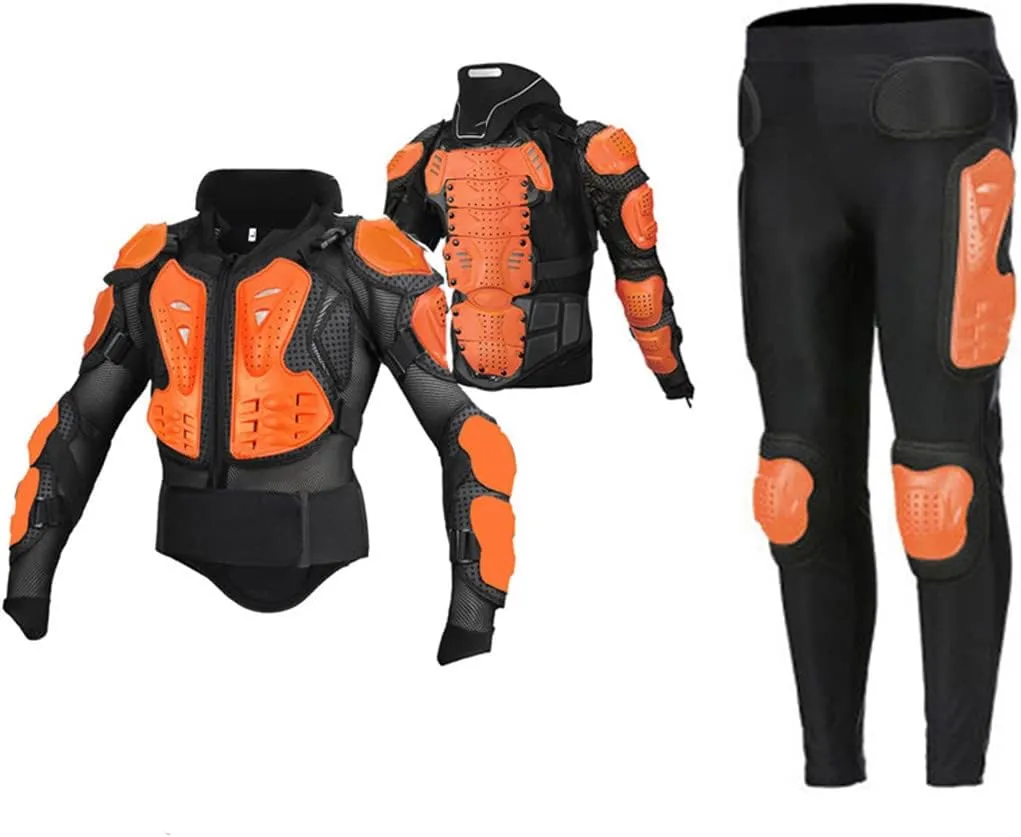 Motorcycle Jacket Men Full Body Armor Breathable Jackets Motocross Racing Riding Protection Armor