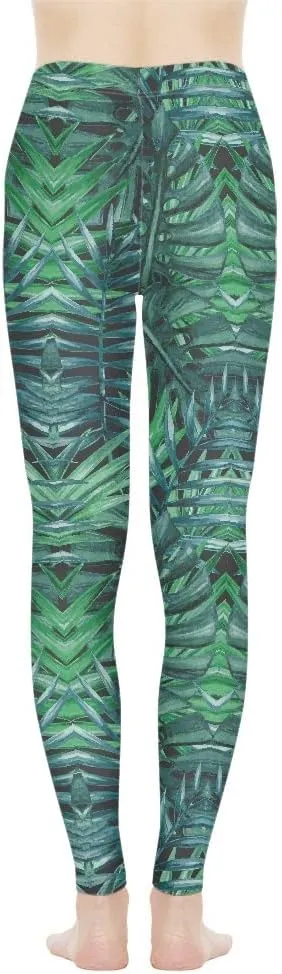 NDISTIN Women's High Waisted Yoga Pants Athletic Sports Running Leggings Full Length Tummy Control Printable