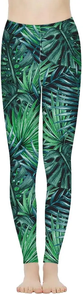 NDISTIN Women's High Waisted Yoga Pants Athletic Sports Running Leggings Full Length Tummy Control Printable