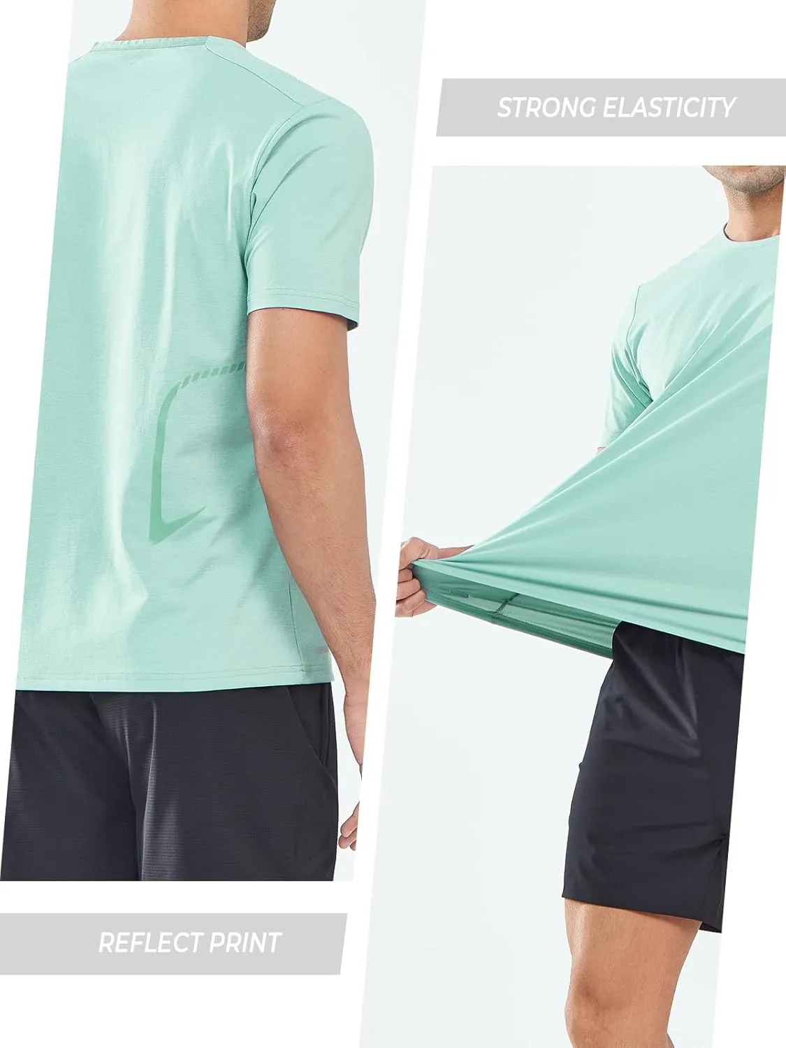 NORTHYARD Men's Workout Gym Shirts Quick Dry T-Shirts Running Athletic Short Sleeve Shirt for Men
