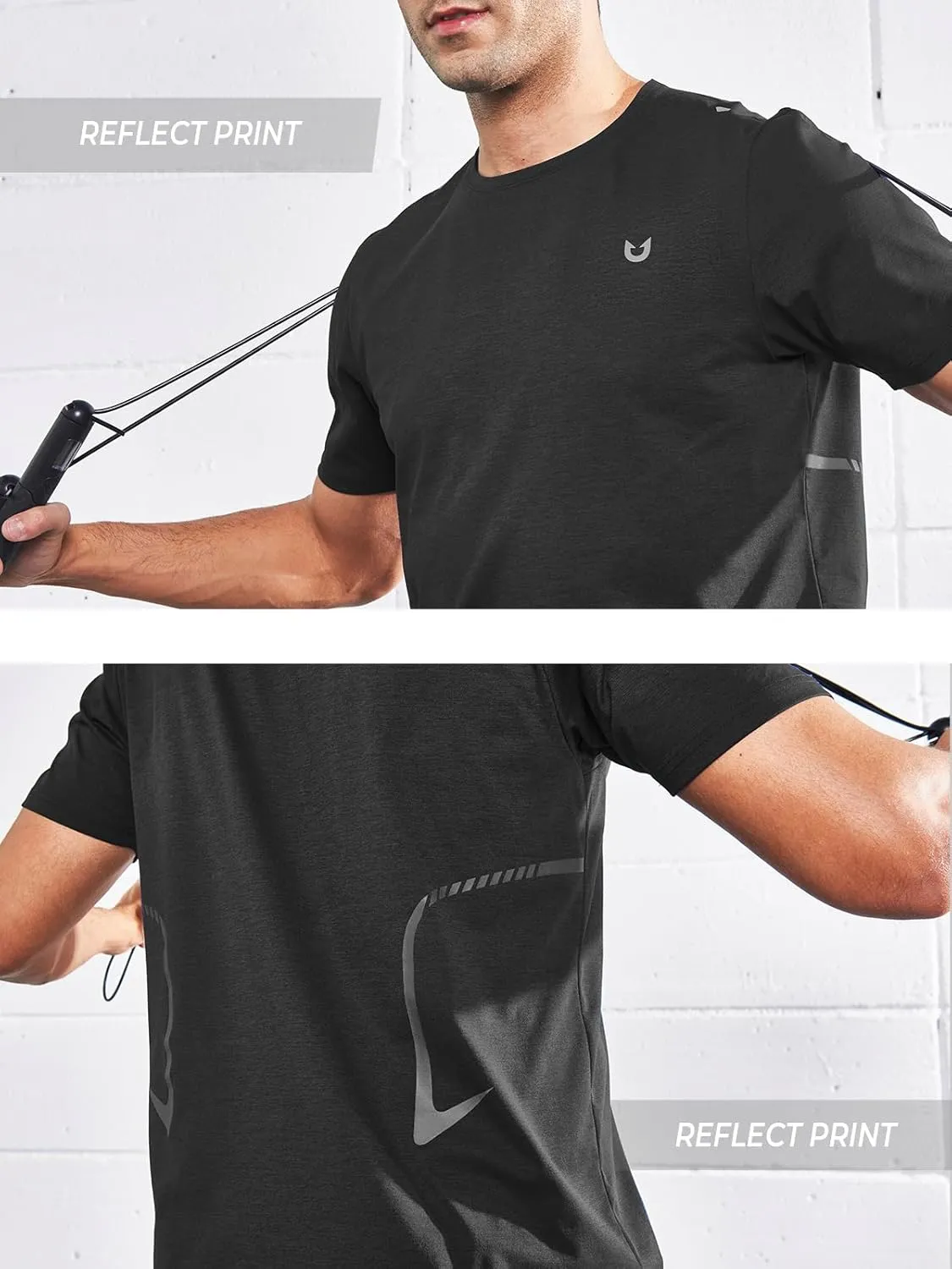 NORTHYARD Men's Workout Gym Shirts Quick Dry T-Shirts Running Athletic Short Sleeve Shirt for Men
