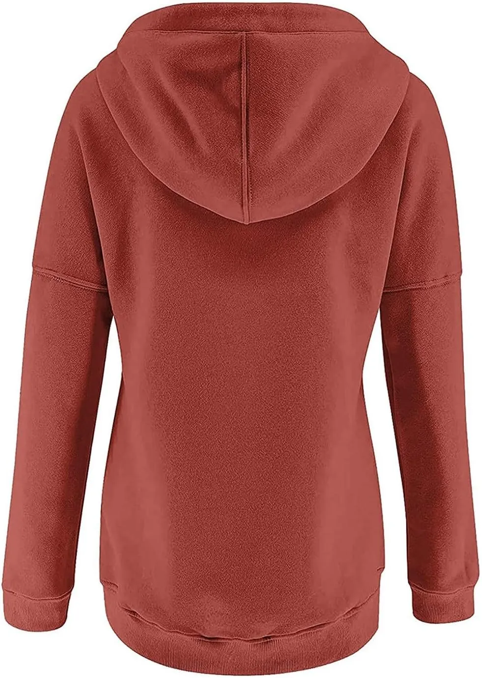 Oversized Crop Hoodies For Women Cute Teen Girls y2k Clothes Long Sleeve Hooded Sweatshirts Casual Button Down Tops