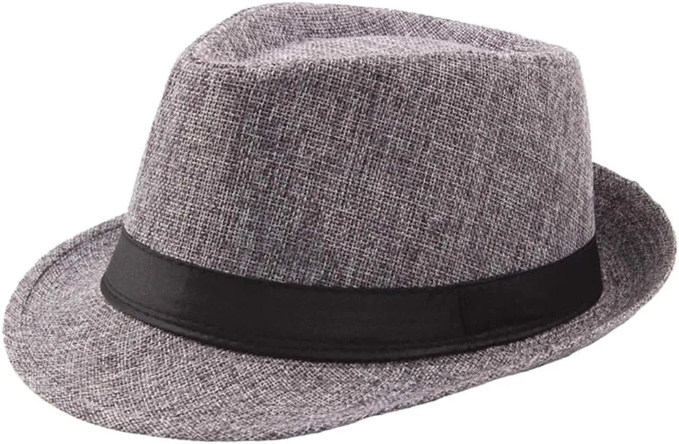 Panama Beach Sun Hat Mens Womens Straw Wide Brim Beach Belt Buckle Fedora Hat Packable Short Brim Roll Up Travel Hat