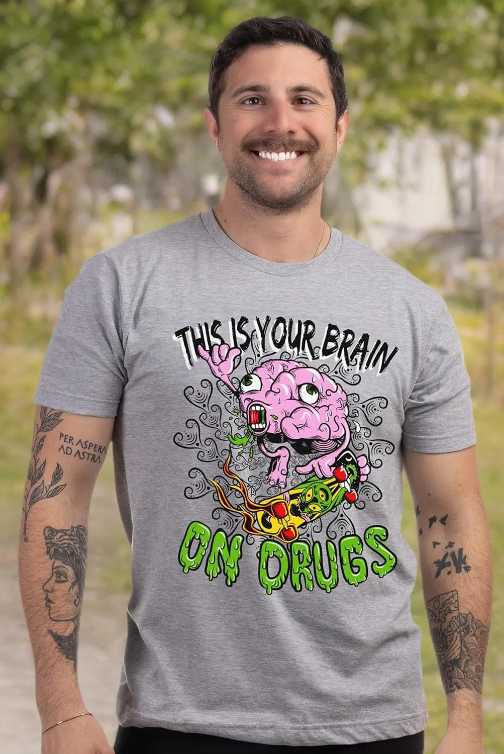 Party Novelty Graphic Tee Screen Printed T-Shirts for Men and Women