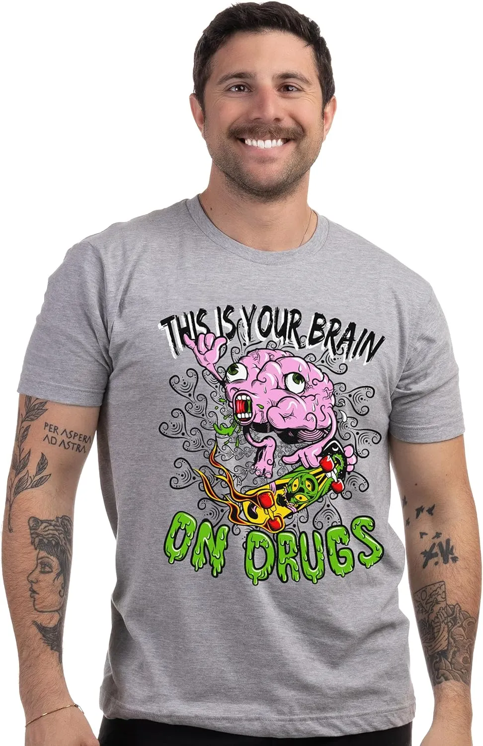 Party Novelty Graphic Tee Screen Printed T-Shirts for Men and Women