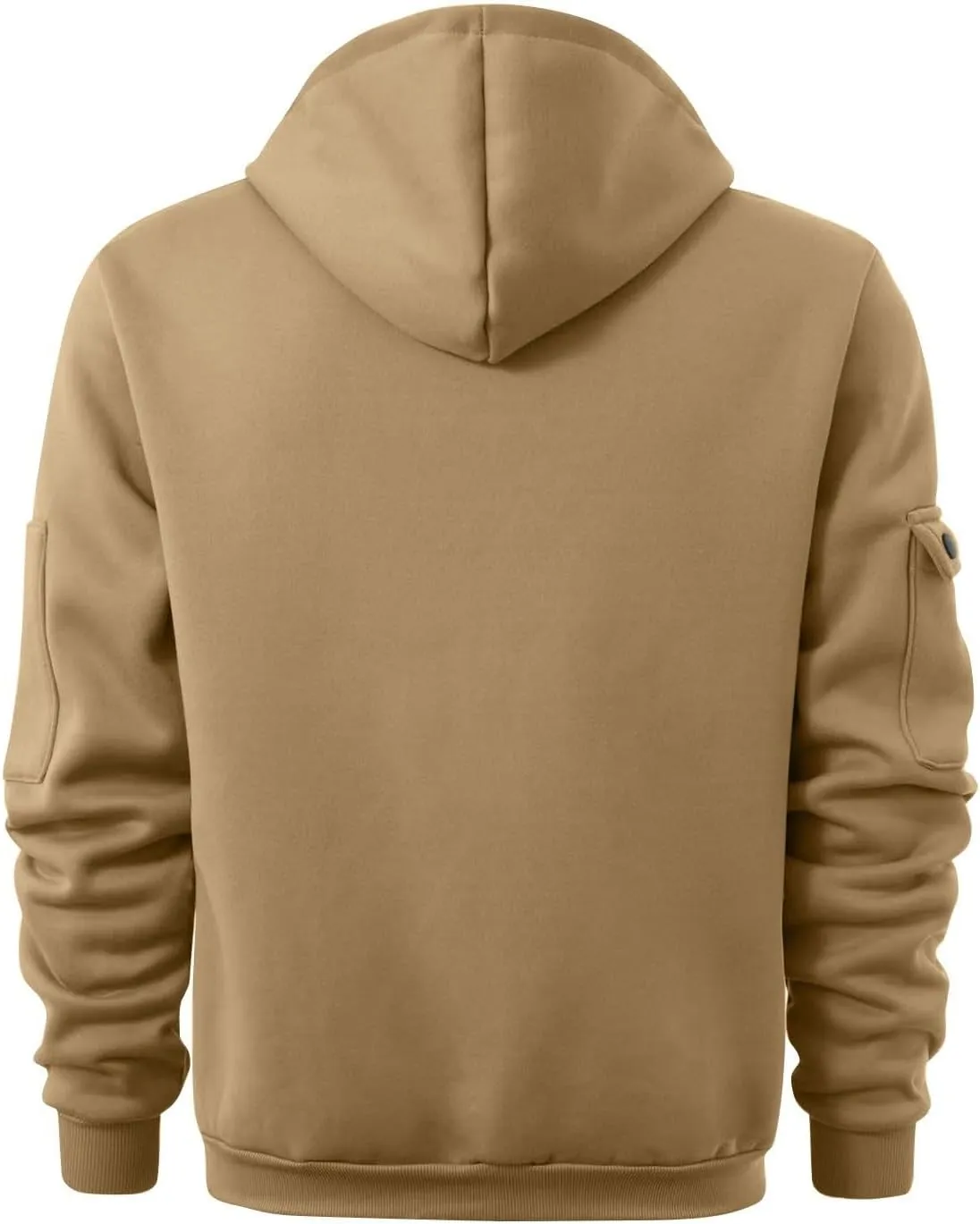 Quarter Zip Pullover Men Long Sleeve Workout Drawstring Hoodie Vintage Tactical Jacket Camo Sweater Winter Coats