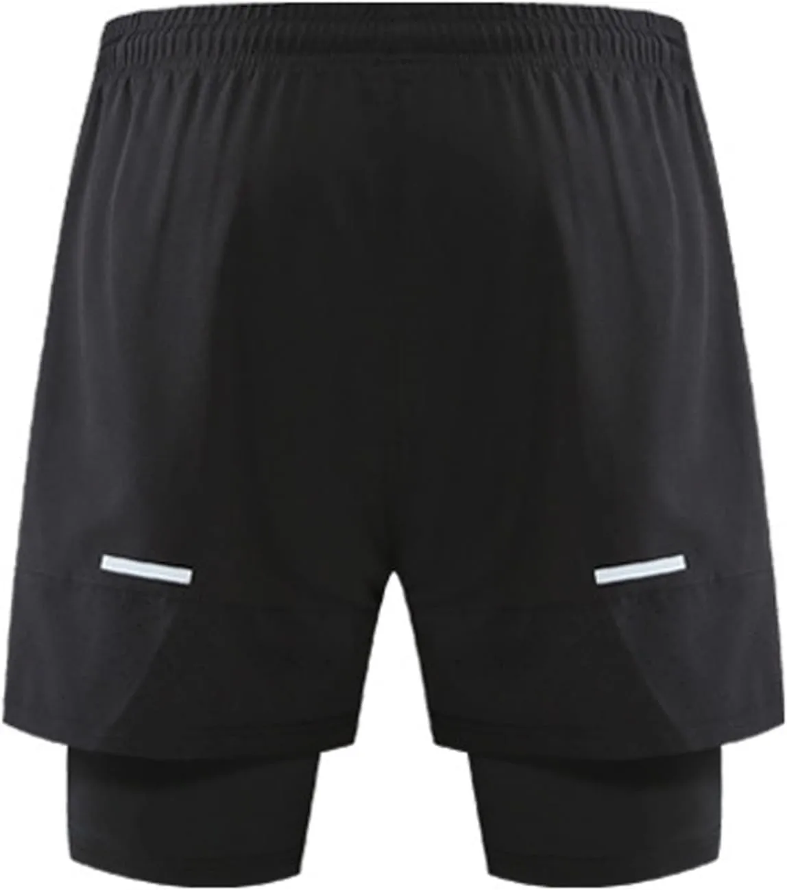 sandbank Men's 2 in 1 Workout Active Shorts Lightweight Quick Dry Running Training Shorts with Pockets