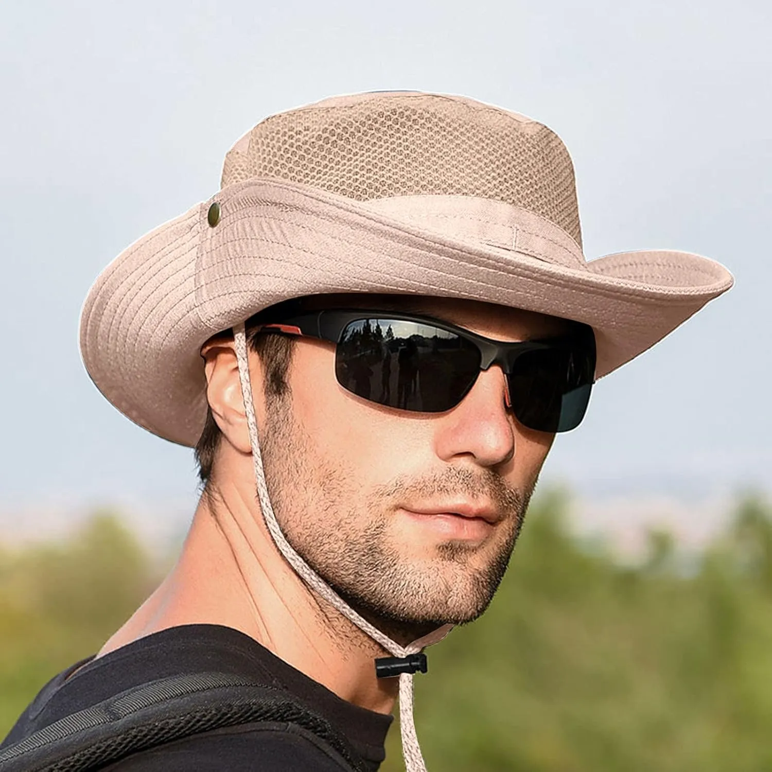 Sun Bucket Hat for Women Men Wide Brim UPF 50  Fishing & Beach Bucket Hats Summer Outdoor Sun Hat