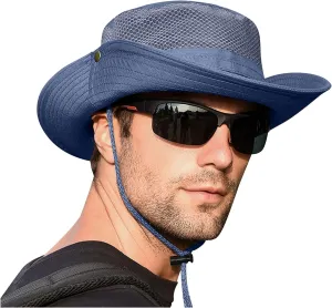 Sun Bucket Hat for Women Men Wide Brim UPF 50  Fishing & Beach Bucket Hats Summer Outdoor Sun Hat
