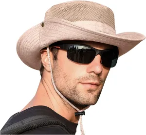Sun Bucket Hat for Women Men Wide Brim UPF 50  Fishing & Beach Bucket Hats Summer Outdoor Sun Hat