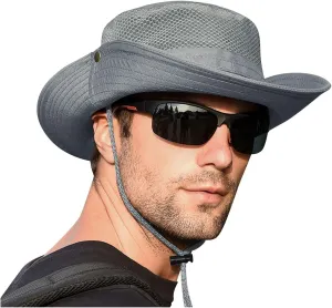 Sun Bucket Hat for Women Men Wide Brim UPF 50  Fishing & Beach Bucket Hats Summer Outdoor Sun Hat