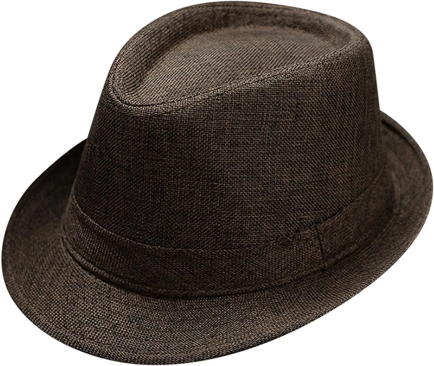 Unisex Short Brim Fedora Hats for Men Women Summer Classic Straw Fedora Sun Cap Fashion Panama Hats 2025
