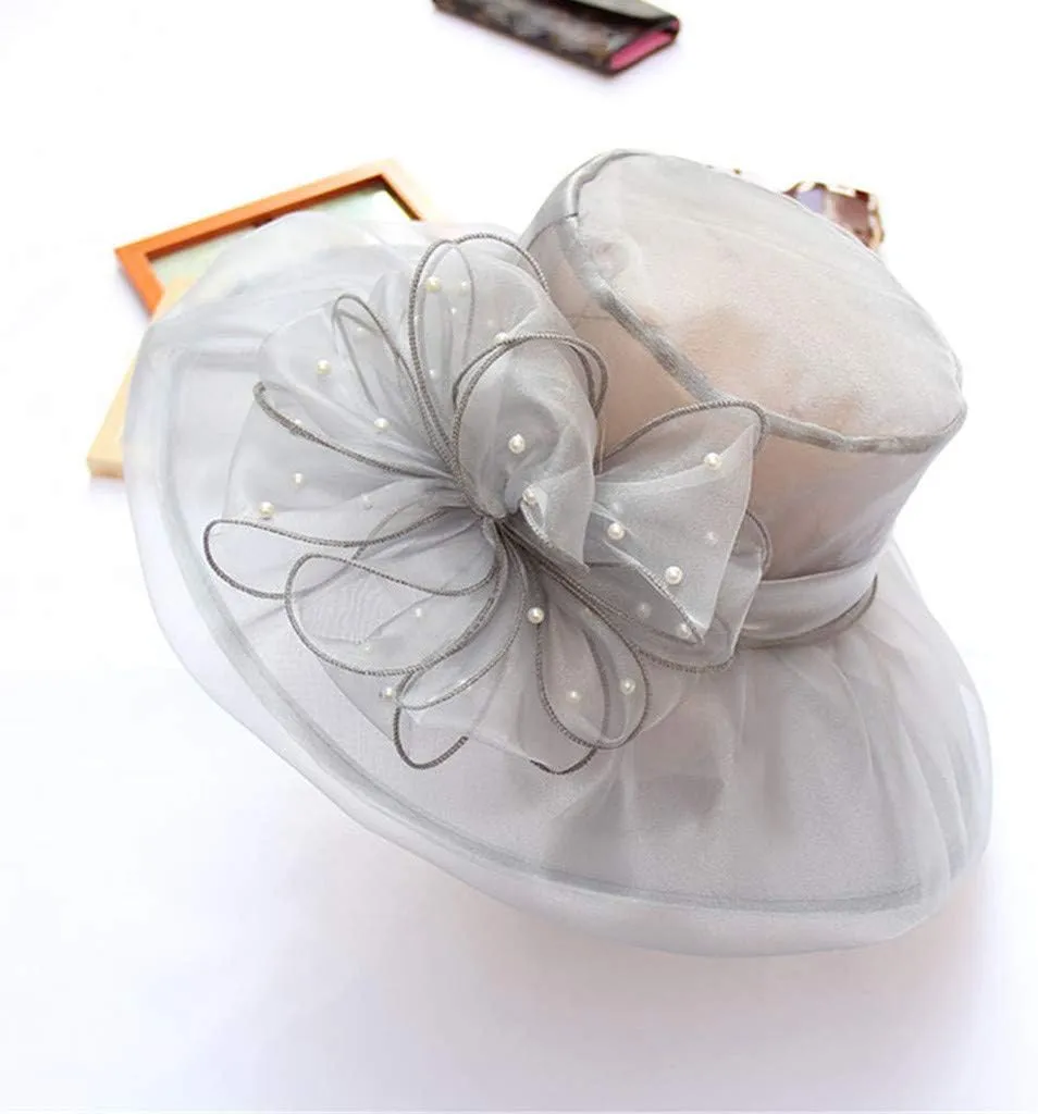 Women Church Hat Tea Party Dress Wide Brim Church Hats Wide Brim Hats for Women