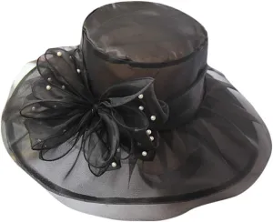 Women Church Hat Tea Party Dress Wide Brim Church Hats Wide Brim Hats for Women