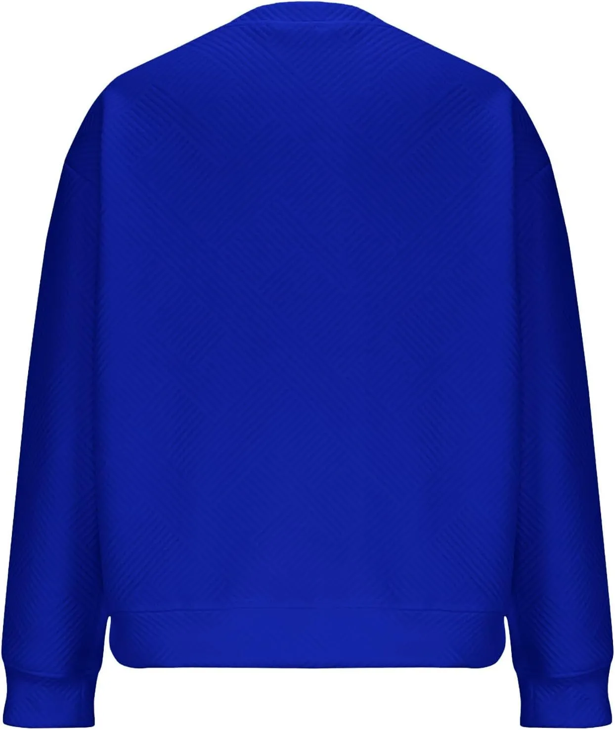 Women's Casual Shirts Textured Crewneck Long Sleeve Oversized Pullover Sweatshirts Fall Loose Fit Workout Tunic Tops
