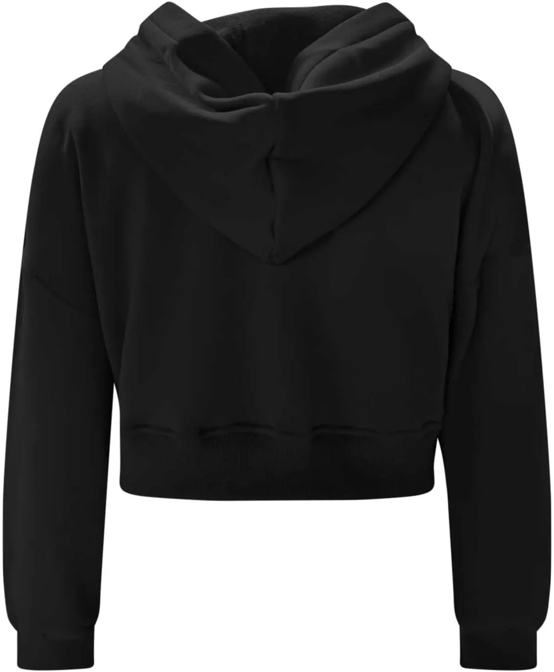 Womens Cropped Hoodie Full Zipper Hooded Sweatshirts Fleece Long Sleeve Pullover Tops Trendy Fall Clothes 2024