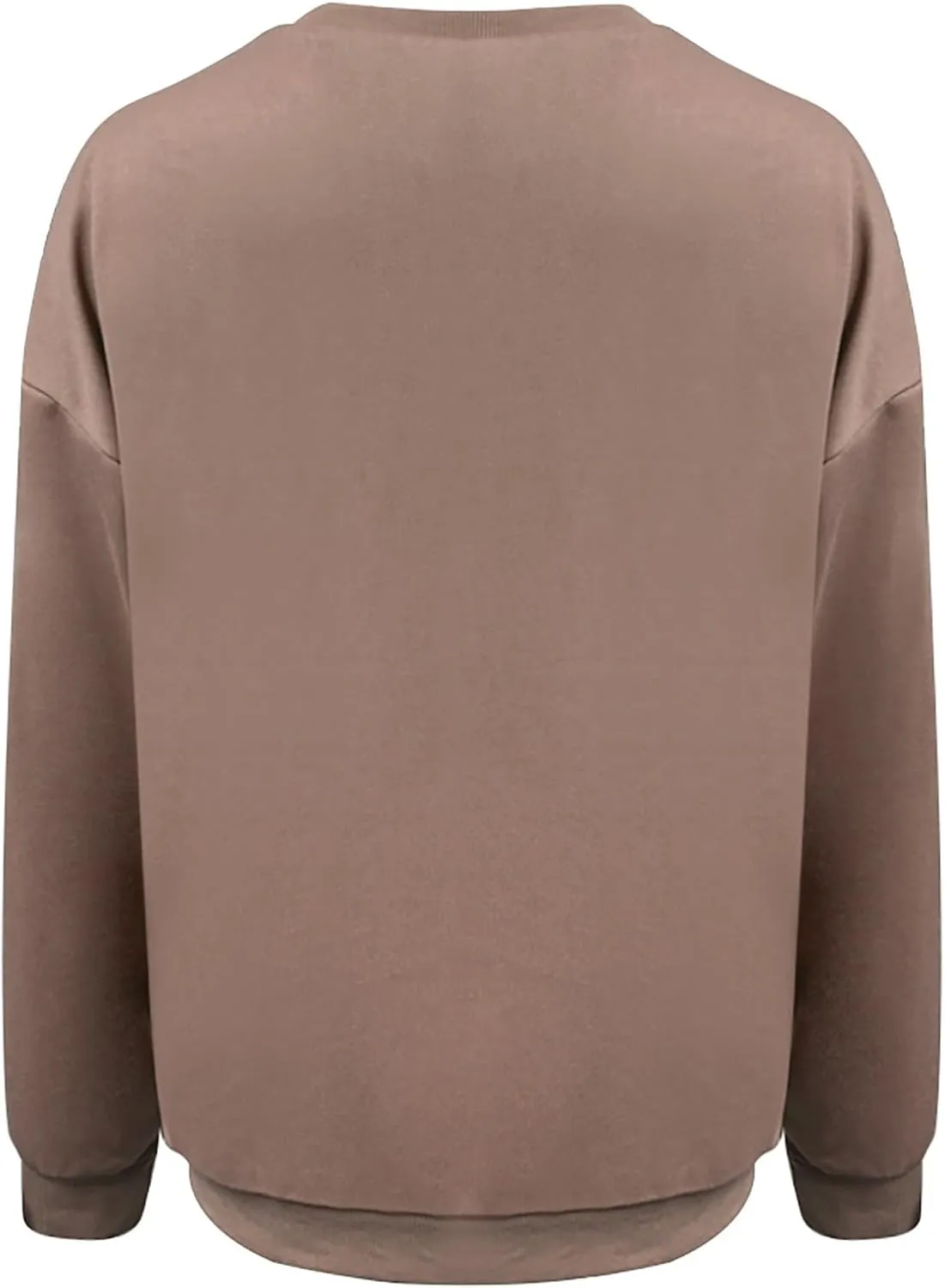 Women's Fashion Hoodies Loose Casual Solid Color Long Sleeve Oversized Pullover Sweatshirts Fall Dressy Business Tops