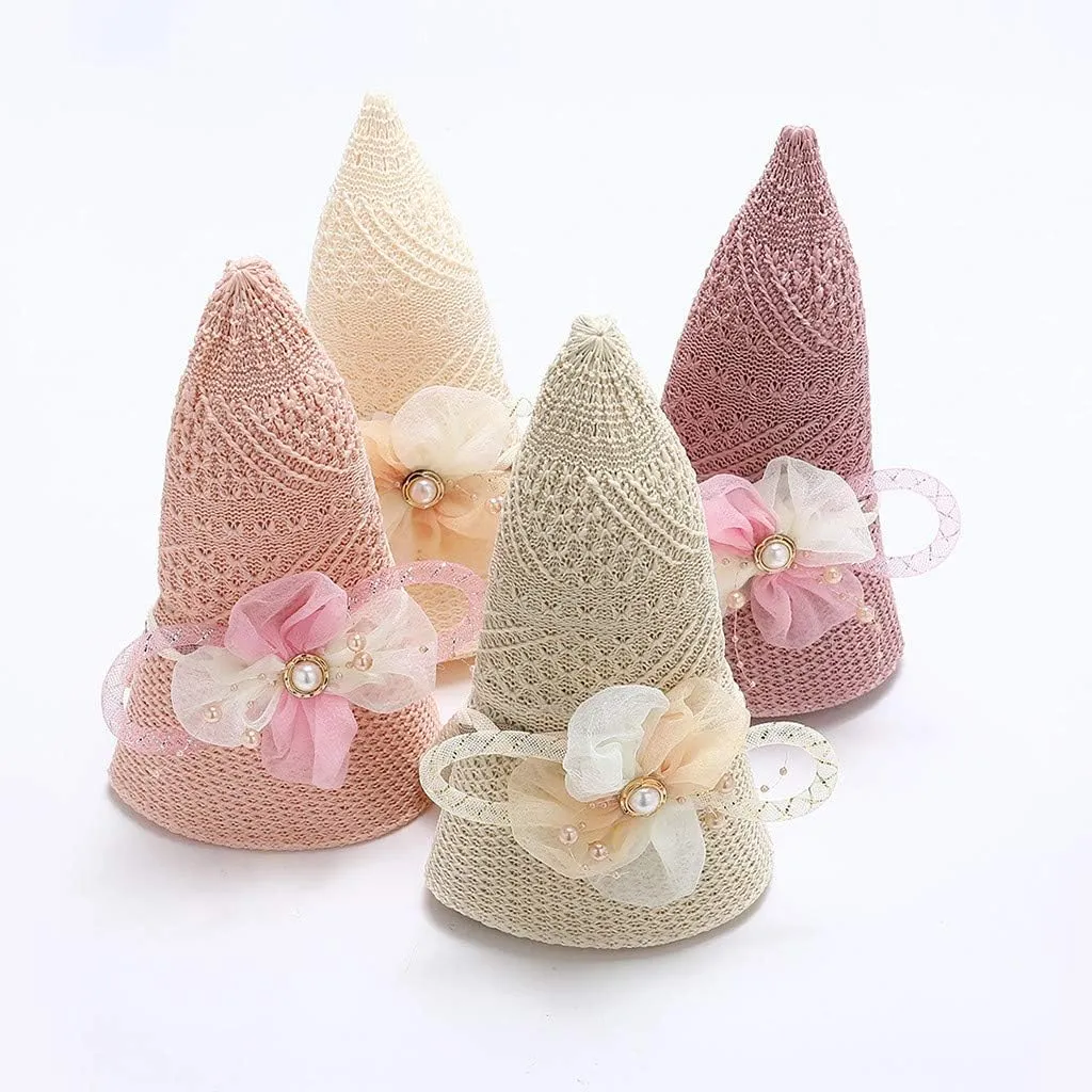 Women's Girl Summer Straw Hat Flower Wide Brim Floppy Beach Sun Visor Hat Cute Fedora Hat Tea Party Bucket Hat Travel