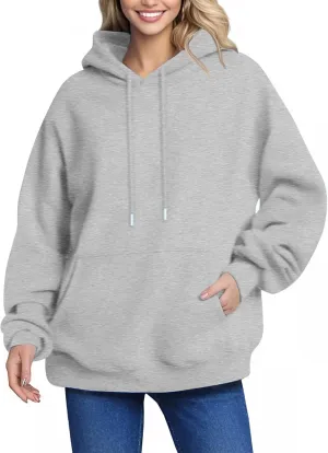 Womens Hoodies Pullover Oversized Plus Size Fleece Hooded Sweatshirts Winter Sweaters Y2k Hoodie with Pockets