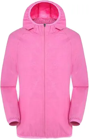 Women's Lightweight Rain Jackets Packable Raincoats with Hood Waterproof Windproof Jacket Outdoor Active Windbreaker