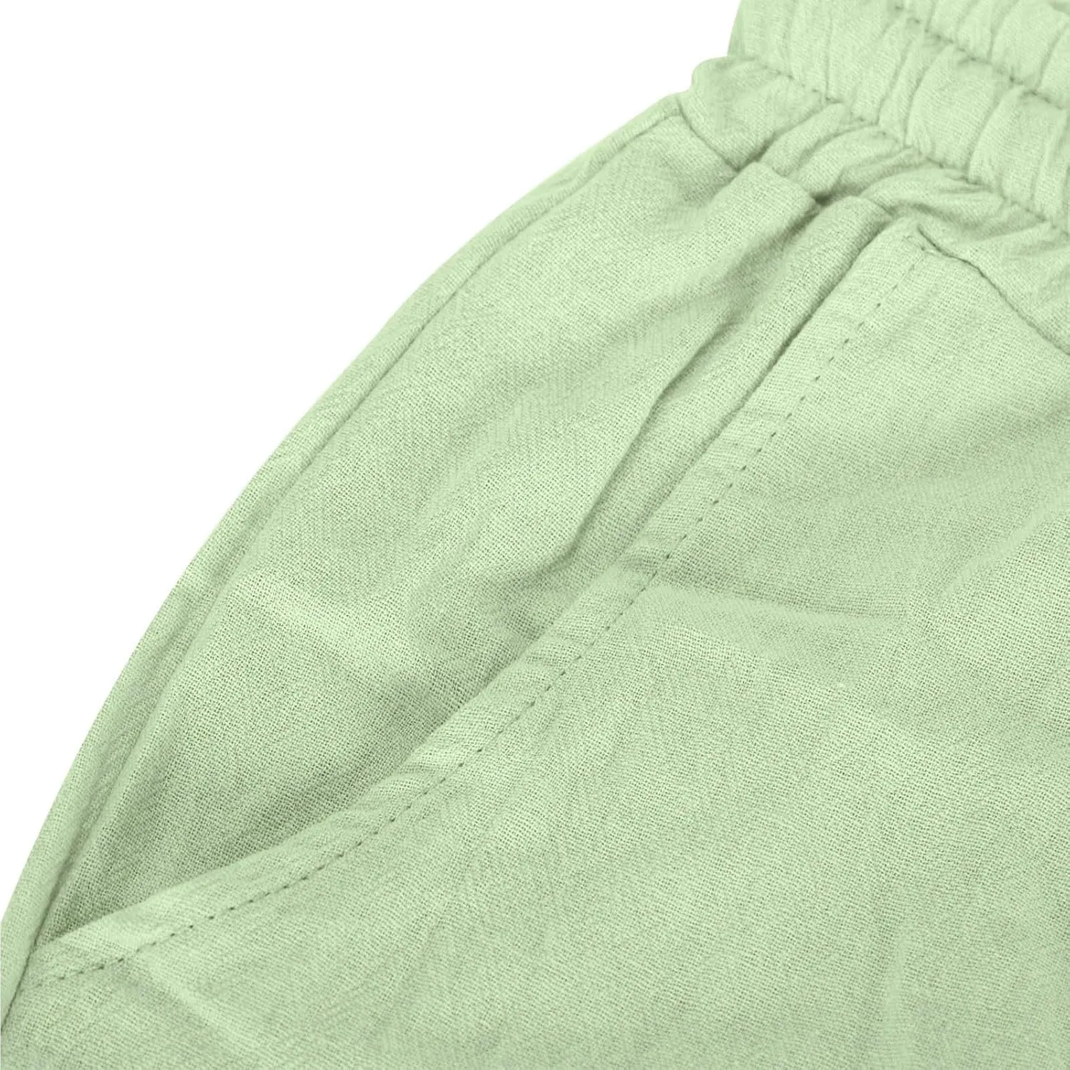 Women's Straight Leg Knee Length Shorts Capris Lightweight Quick Dry Sports Wide Legs Shorts for Summer Vacation