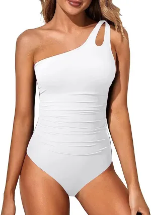 Womens Swimsuits One Piece Bikini Gathering Multi String Swimsuit Modest Swimwear Black Swimsuit for Women One Piece