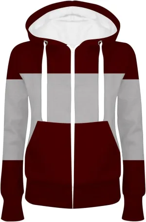 Women's Zip Up Hoodie Casual Long Sleeve Plain Jacket 2025 Spring Trendy Drawstring Hooded Sweatshirts with Pockets