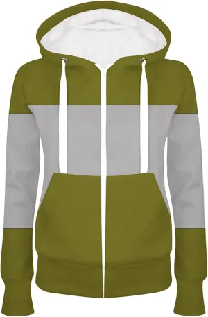 Women's Zip Up Hoodie Casual Long Sleeve Plain Jacket 2025 Spring Trendy Drawstring Hooded Sweatshirts with Pockets