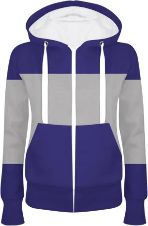 Women's Zip Up Hoodie Casual Long Sleeve Plain Jacket 2025 Spring Trendy Drawstring Hooded Sweatshirts with Pockets