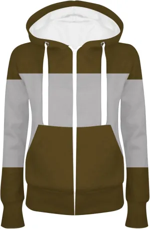 Women's Zip Up Hoodie Casual Long Sleeve Plain Jacket 2025 Spring Trendy Drawstring Hooded Sweatshirts with Pockets
