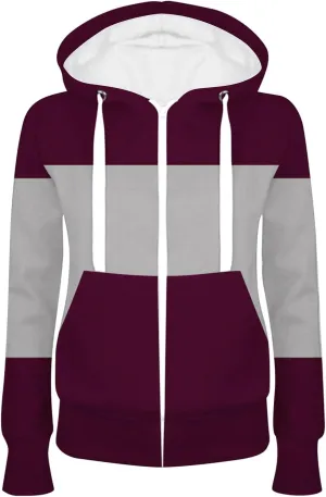 Women's Zip Up Hoodie Casual Long Sleeve Plain Jacket 2025 Spring Trendy Drawstring Hooded Sweatshirts with Pockets