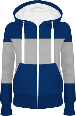 Women's Zip Up Hoodie Casual Long Sleeve Plain Jacket 2025 Spring Trendy Drawstring Hooded Sweatshirts with Pockets
