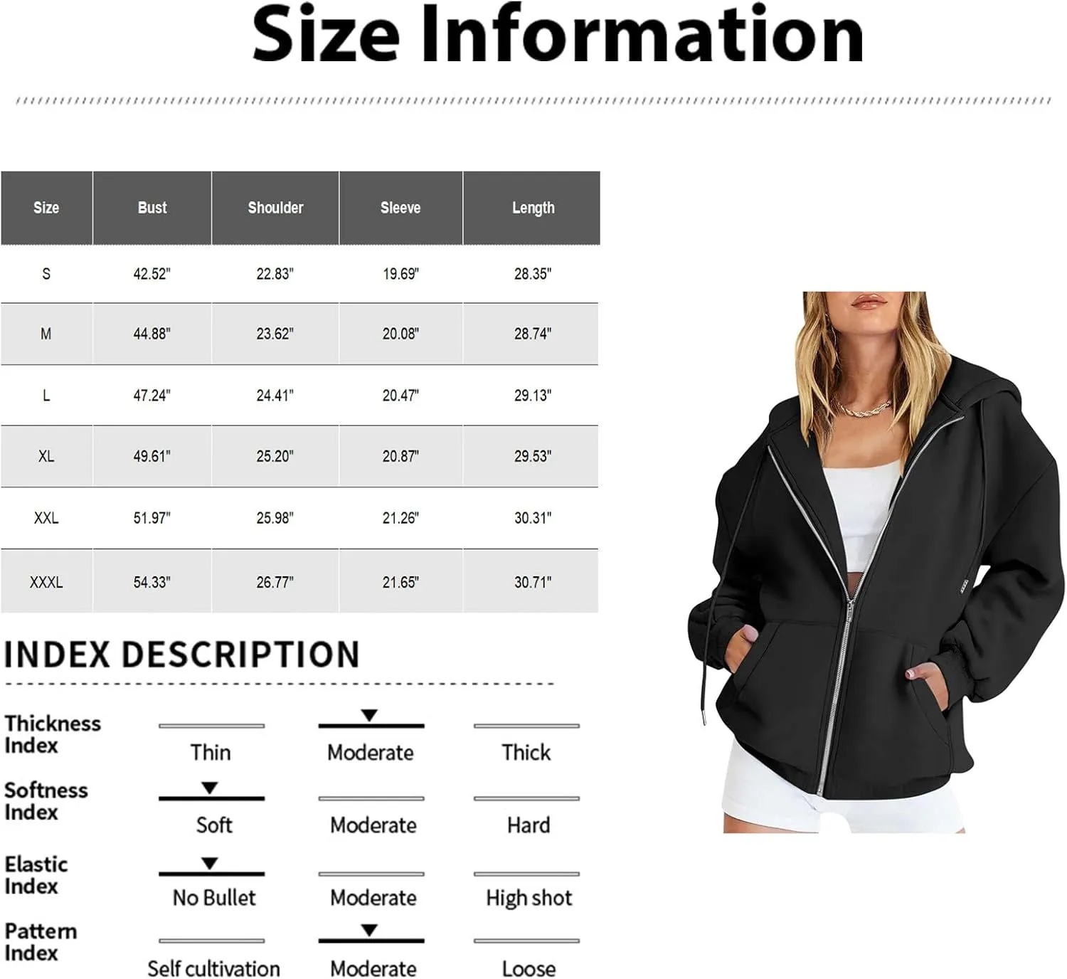 Womens Zip Up Hoodies Casual Long Sleeve Oversized Sweatshirts Fleece Y2k Jacket 2024 Fall Fashion Clothes with Pockets
