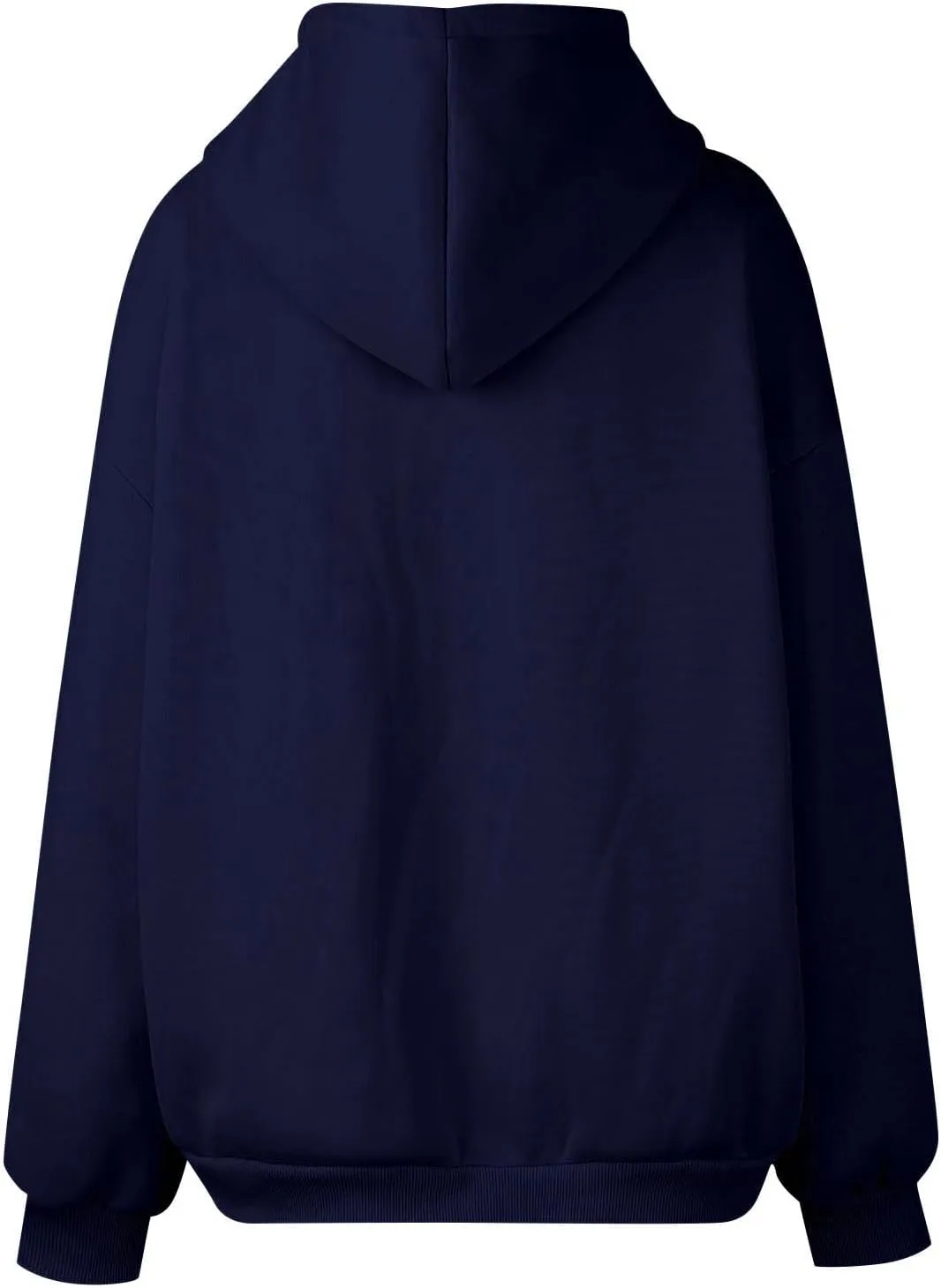 Womens Zip Up Hoodies Casual Long Sleeve Oversized Sweatshirts Fleece Y2k Jacket 2024 Fall Fashion Clothes with Pockets