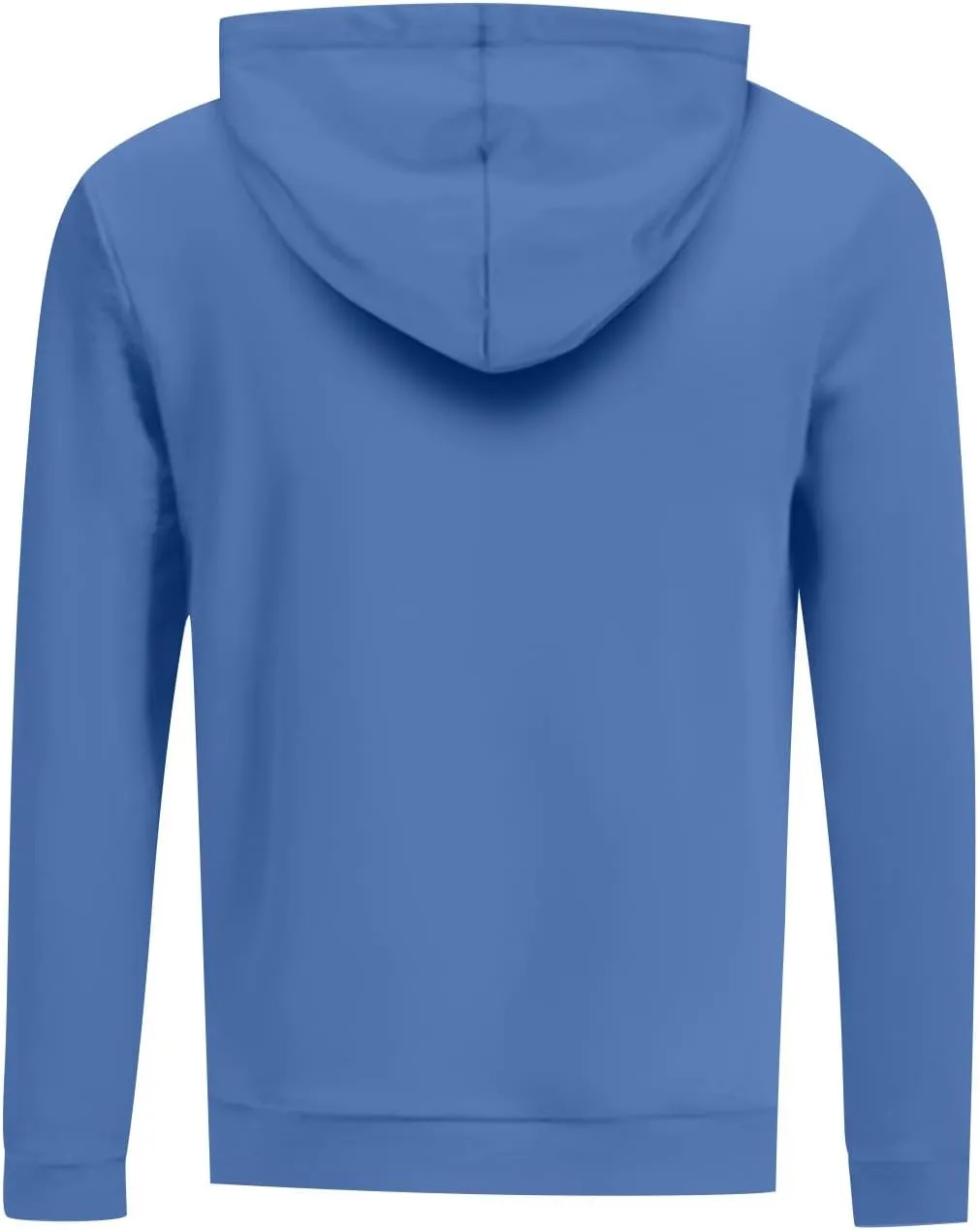 Ymosrh Men's Hoodie Pullover Solid Color Long Sleeve Drawstring Casual Hooded Sweatshirts Men's, M-4XL