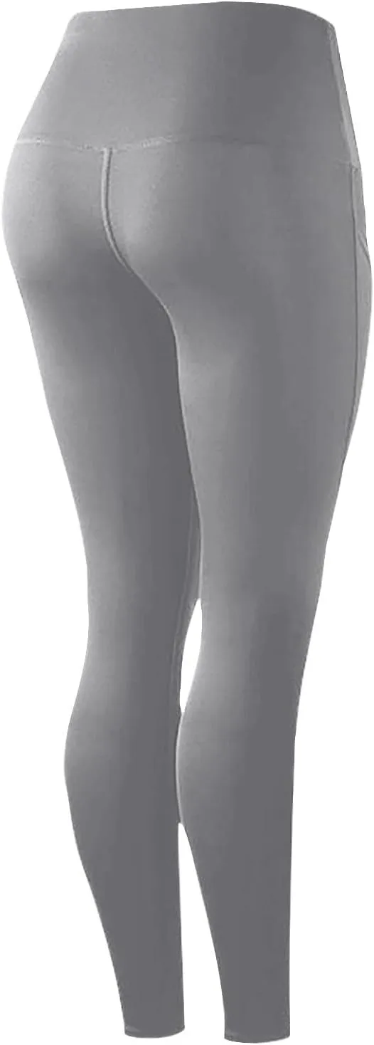 Yoga Pants Women Leggings with Pockets High Waisted Yoga Leggings Tummy Control Pant Workout Athletic Pants 2025