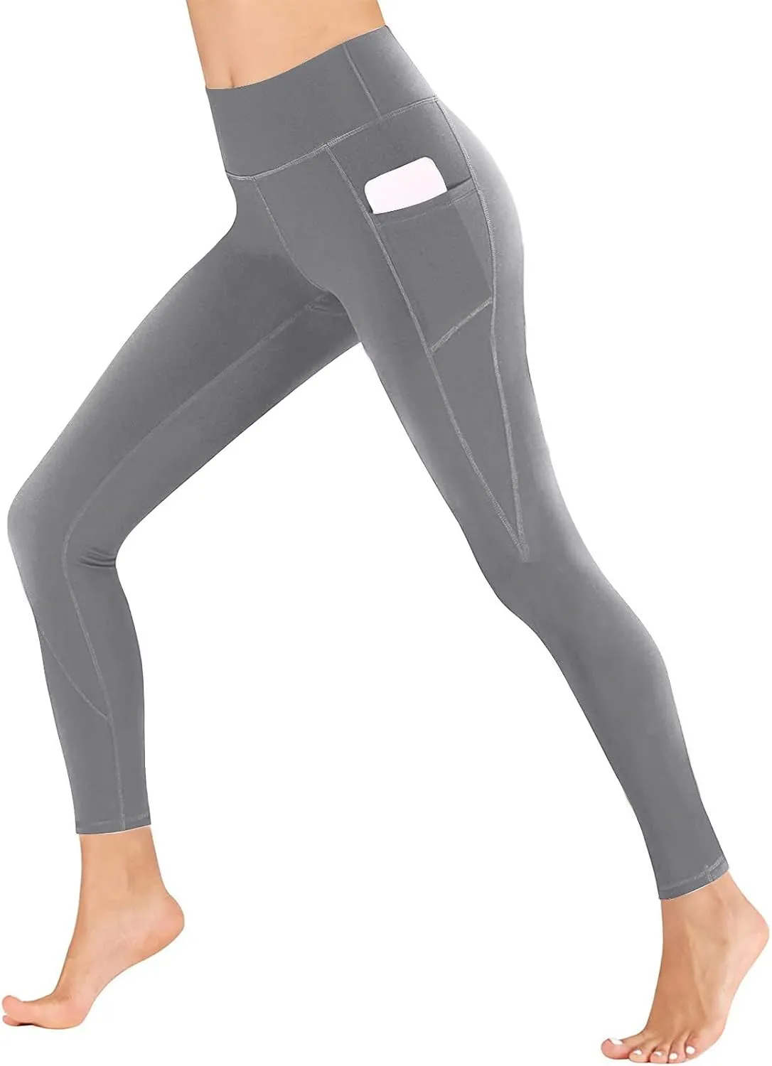 Yoga Pants Women Leggings with Pockets High Waisted Yoga Leggings Tummy Control Pant Workout Athletic Pants 2025