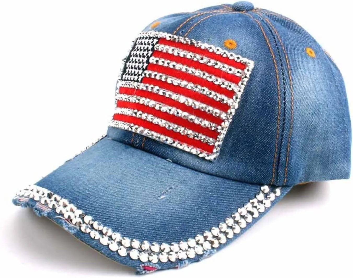 YOLAI American Flag Baseball Caps USA Patriotic Hats Baseball Sports Sun Hat for Men Women 4Th of July Baseball