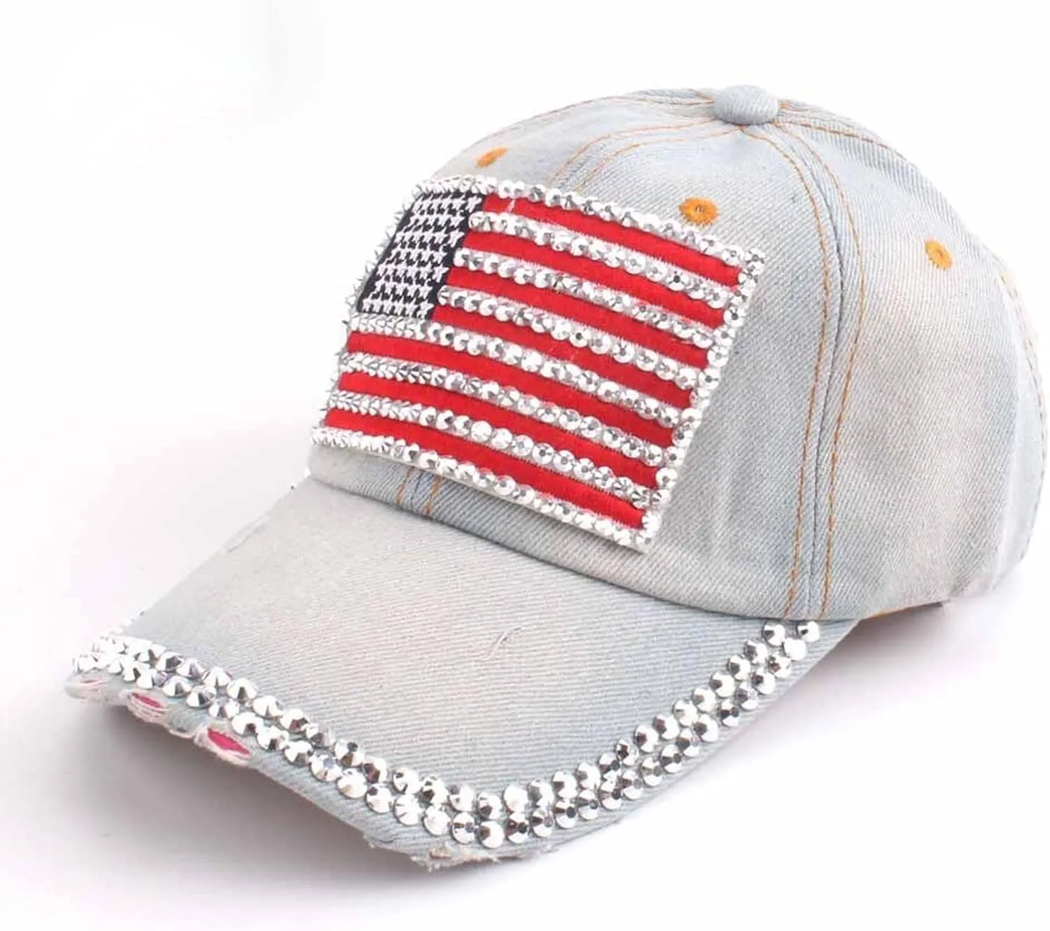 YOLAI American Flag Baseball Caps USA Patriotic Hats Baseball Sports Sun Hat for Men Women 4Th of July Baseball