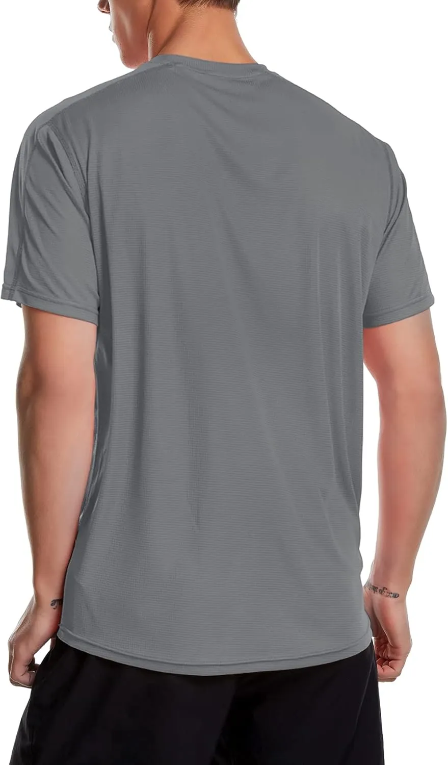 Zengjo Men's Workout Shirts Lightweight Sun Protection SPF Quick Dry T-Shirts Fishing Hiking Running