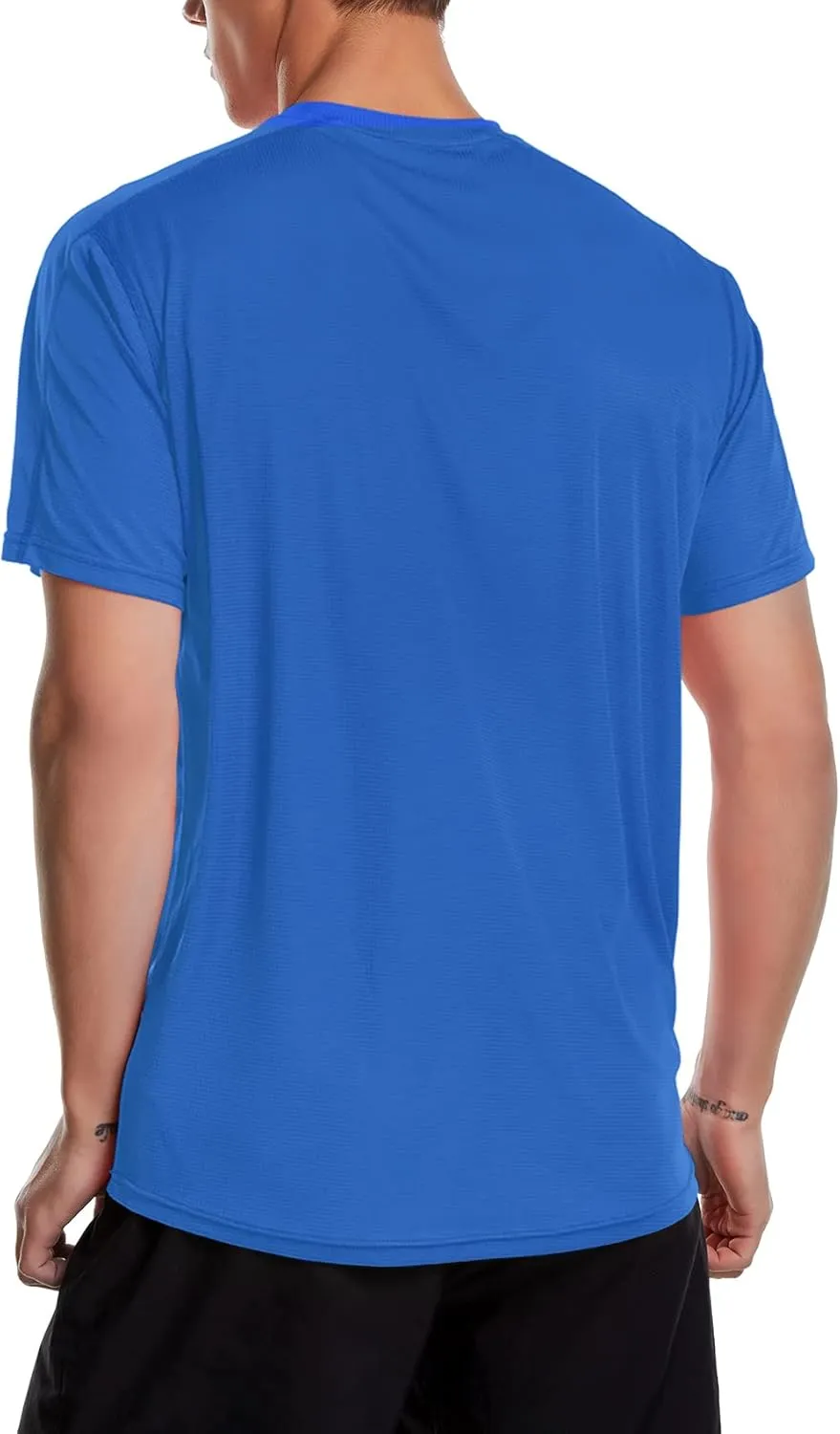 Zengjo Men's Workout Shirts Lightweight Sun Protection SPF Quick Dry T-Shirts Fishing Hiking Running