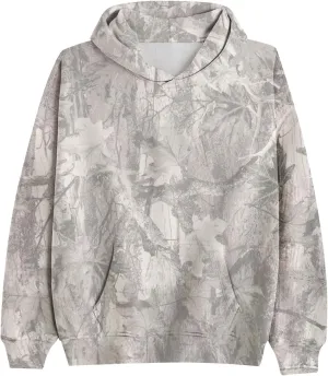 ZWRXW Womens Maple Leaf Camo Hoodie Cute Oversized Sweatshirts Graphic Print Pullover Hoodies Long Sleeve Tops with Pocket